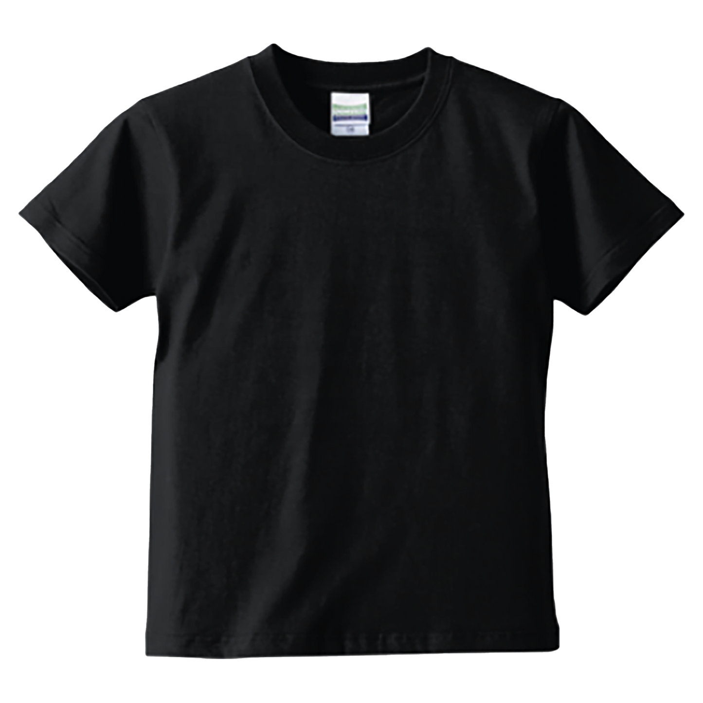 variant:綿100%Tシャツ(キッズ) 5.6oz / ブラック