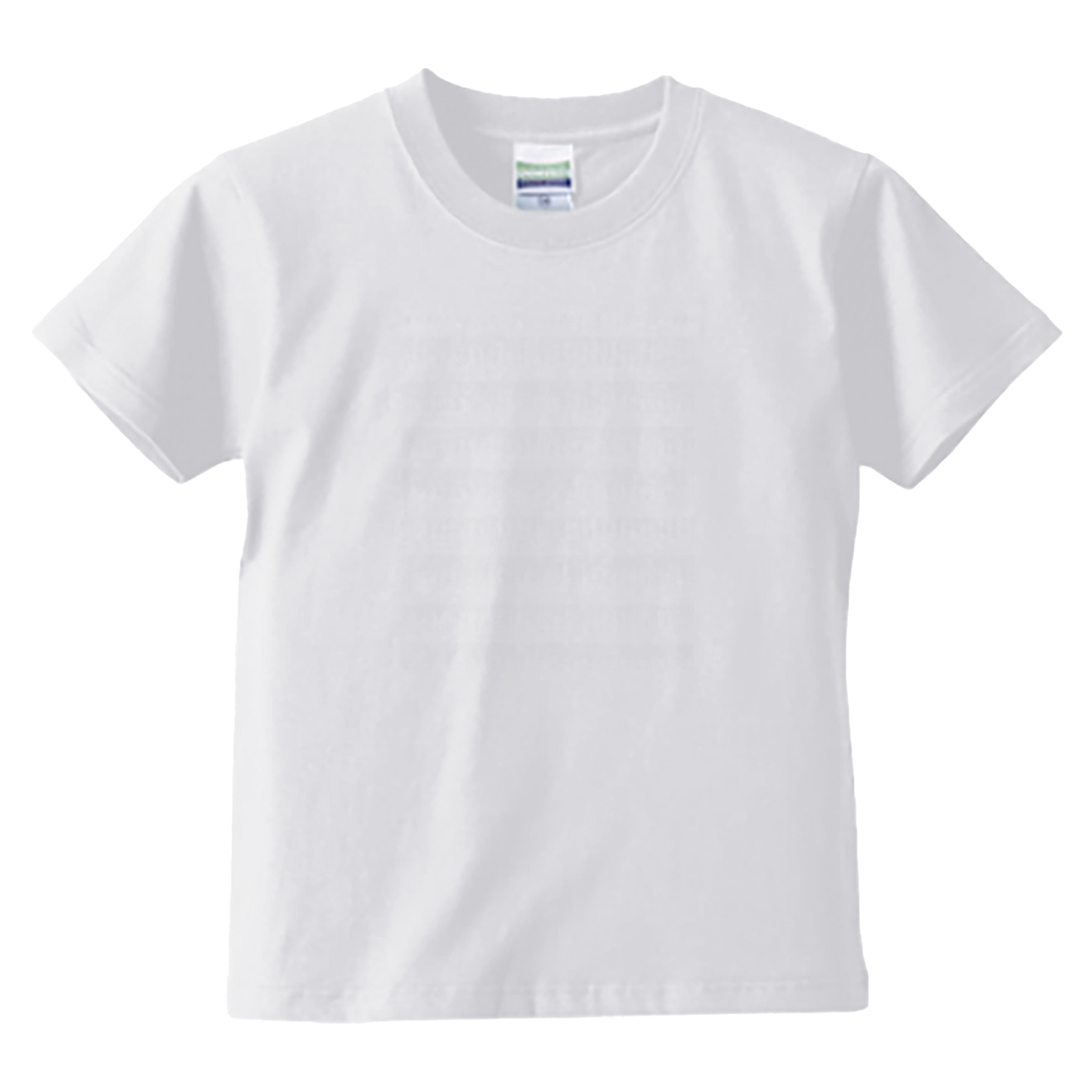 variant:綿100%Tシャツ(キッズ) 5.6oz / ホワイト