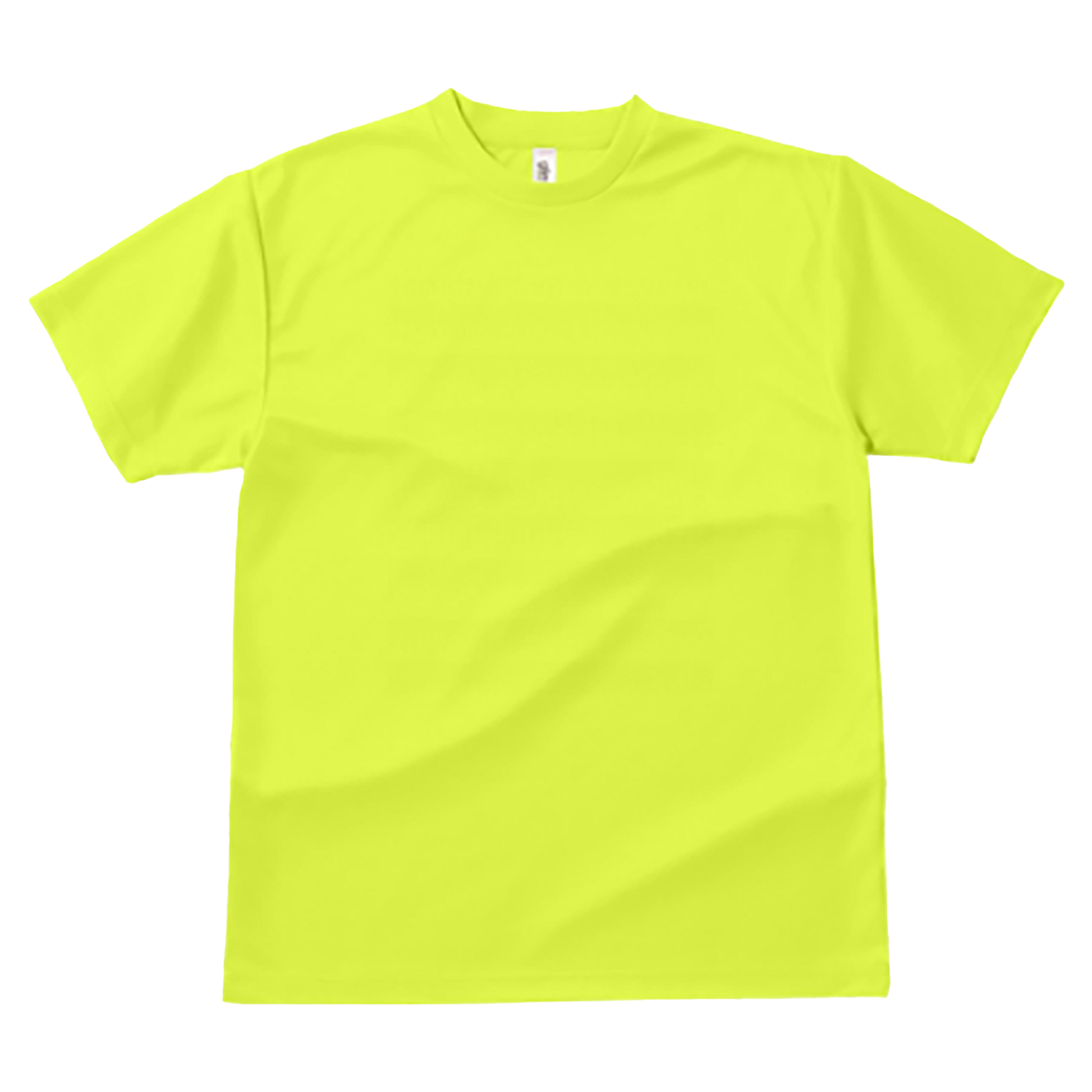 variant:速乾 ドライ生地 Tシャツ / 蛍光イエロー